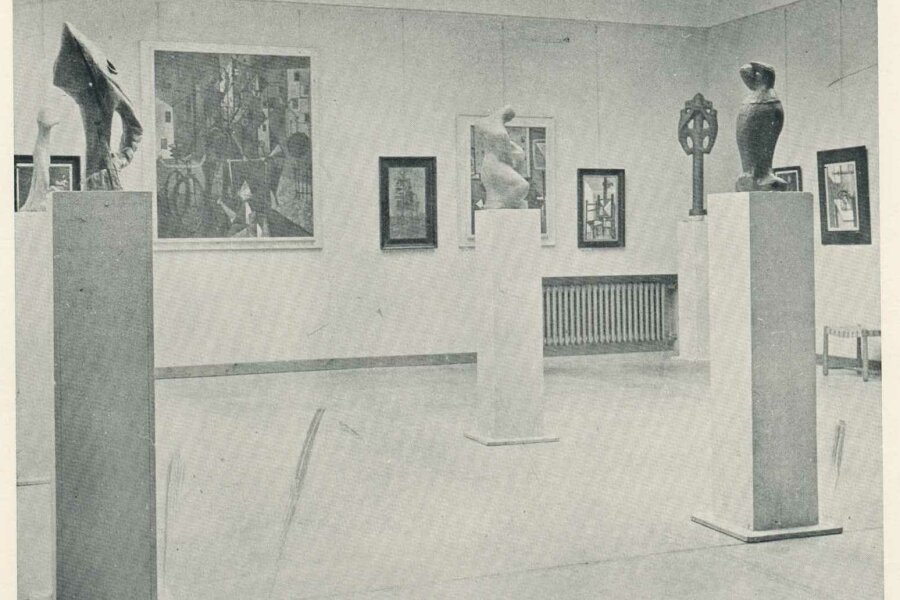 Reprodukce: Blok, časopis pro umění, ročník II, č. 1, Brno 1947, Blok Informace o kulturní práci, s. 7.